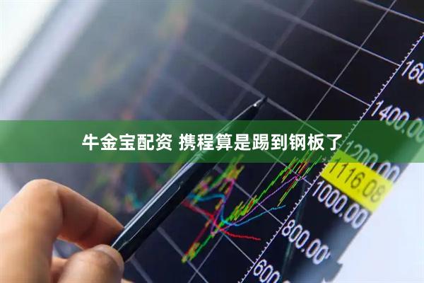 牛金宝配资 携程算是踢到钢板了