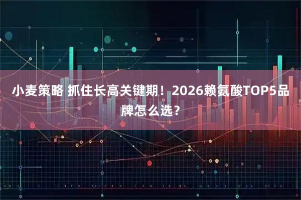 小麦策略 抓住长高关键期！2026赖氨酸TOP5品牌怎么选？