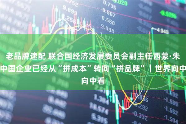 老品牌速配 联合国经济发展委员会副主任西蒙·朱：中国企业已经从“拼成本”转向“拼品牌”｜世界向中看