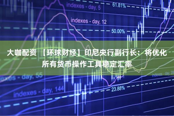 大咖配资 【环球财经】印尼央行副行长：将优化所有货币操作工具稳定汇率