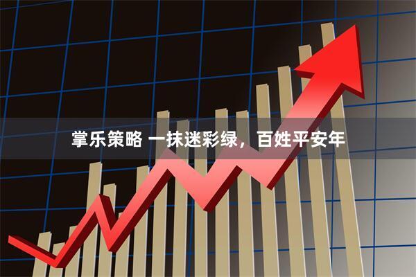 掌乐策略 一抹迷彩绿，百姓平安年