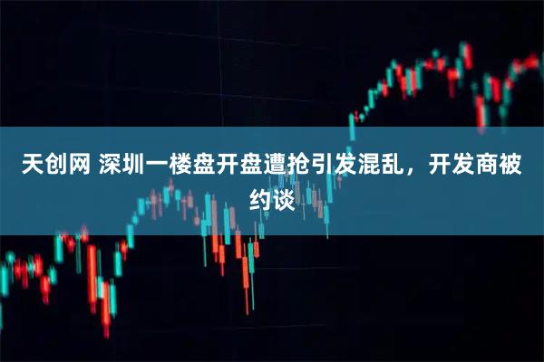 天创网 深圳一楼盘开盘遭抢引发混乱，开发商被约谈